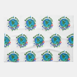Earth Day Every Day Kitchen Towel