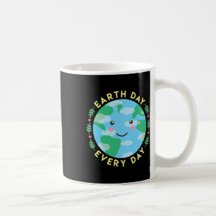 Earth Day Every Day Love The Environment Cute Kawa Coffee Mug