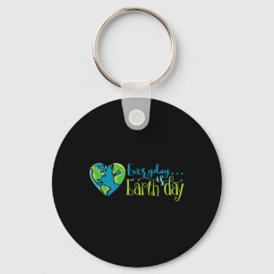 Earth Day Every Day Rainbow Make The Earth Green A Keychain