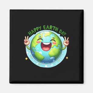 Earth Day Every Day Retro Vintage Men Women Kids N Magnet