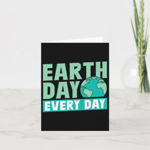 Earth Day Every Day Save Nature Conservation Envir Card