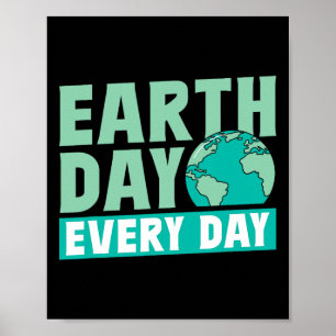 Earth Day Every Day Save Nature Conservation Envir Poster