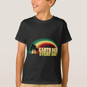 Earth Day Every Day Tree Environmental Protection T-Shirt