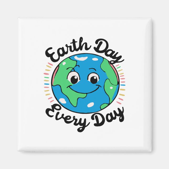 Earth Day Every Environmental Protection  Magnet (Front)