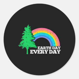 Earth Day Everyday 1 Classic Round Sticker