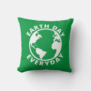 Earth Day Everyday - Earth Day 2022 Throw Pillow