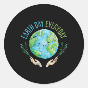 Earth Day Everyday Earth Day 4 Classic Round Sticker