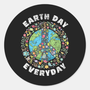 Earth Day Everyday Earth Day  Classic Round Sticker