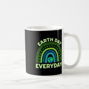 Earth Day Everyday Earth Day Environmental Rainbow Coffee Mug
