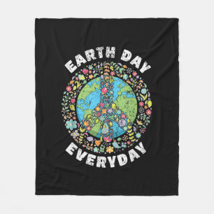 Earth Day Everyday Earth Day Fleece Blanket