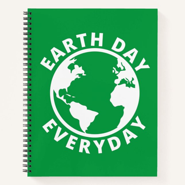 Earth Day Everyday - Earth Day Notebook (Front)