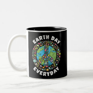 Earth Day Everyday Earth Day Two-Tone Coffee Mug