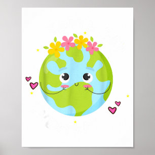 Earth Day Everyday Kids Girl  Poster