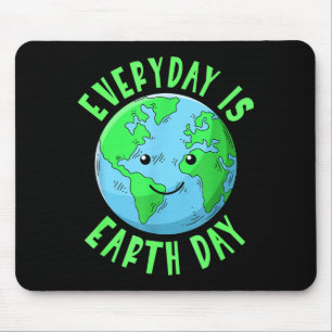 Earth Day Everyday Kids Save Earth Save Planet  Mouse Pad