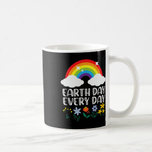 Earth Day Everyday Rainbow Flower Earth Day Save N Coffee Mug