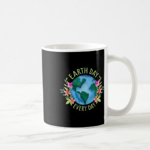 Earth Day Everyday Retro Environmental Shirt Women Coffee Mug