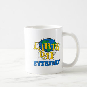 Earth Day Everyday Retro Environmental Shirt Women Coffee Mug