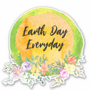Earth Day, Everyday Sticker