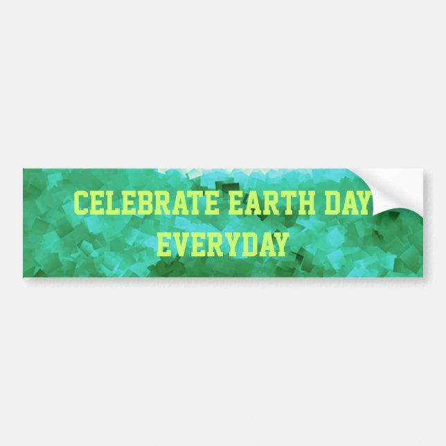 Earth Day Everyday Tranquil Reflections Bumper Sticker (Front)