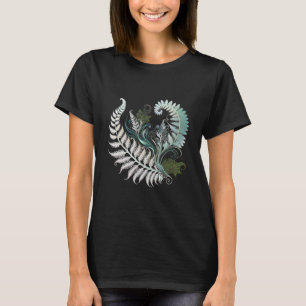 Earth Day Fern Moss Rain Forest Green Leave And Fl T-Shirt