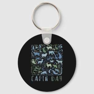 Earth Day For Kids Keychain