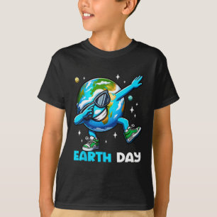 Earth Day - Funny Dab Earth Day Kids Boys Dabbing  T-Shirt