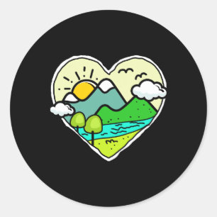 Earth Day Gift Men Women - Save The Planet Environ Classic Round Sticker