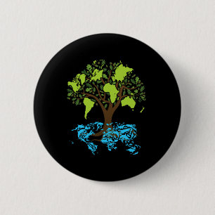 Earth Day Gifts Ecology Environmental Science 2 Inch Round Button