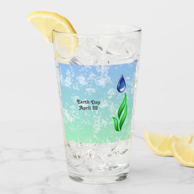 Earth Day Glass (Front Ice)