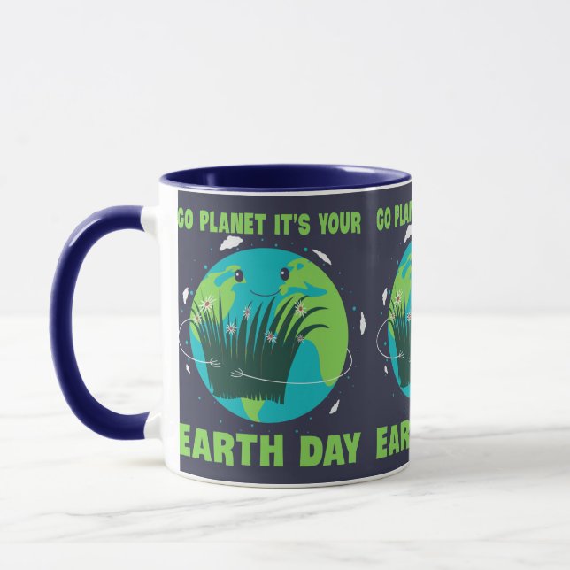 Earth Day: Go Planet It's Your Earth Day Mug (Left)