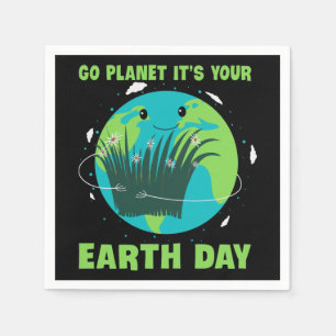 Earth Day: Go Planet It's Your Earth Day Napkin