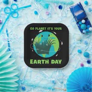 Earth Day: Go Planet It's Your Earth Day Paper Plate