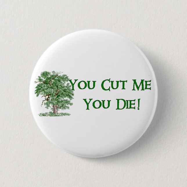 Earth Day Humour 2 Inch Round Button (Front)