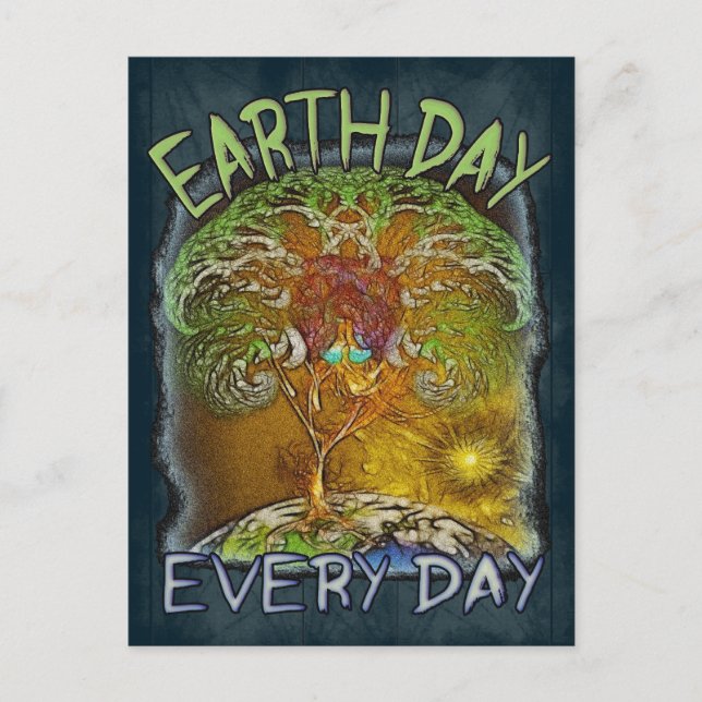Earth Day is Every Day Postcard (Front)