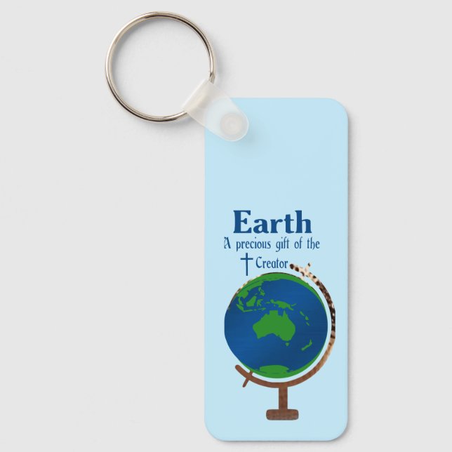 Earth Day Keychain (Front)