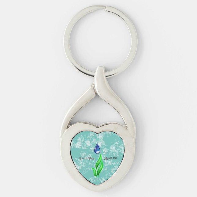 Earth Day Keychain (Front)
