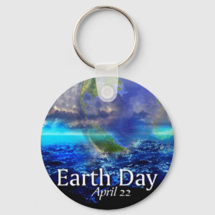 Earth Day Keychain