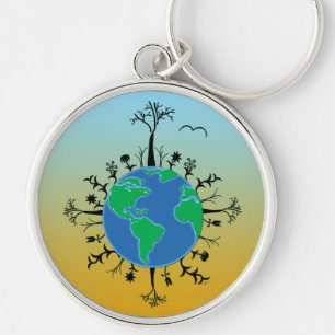 Earth Day Keychain