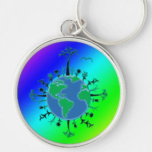 Earth Day Keychain