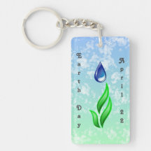 Earth Day Keychain