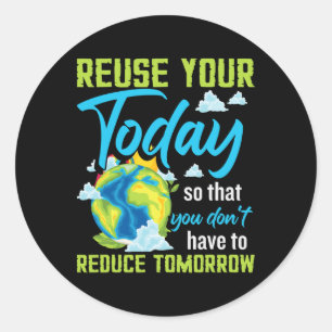 Earth Day Kids  Classic Round Sticker