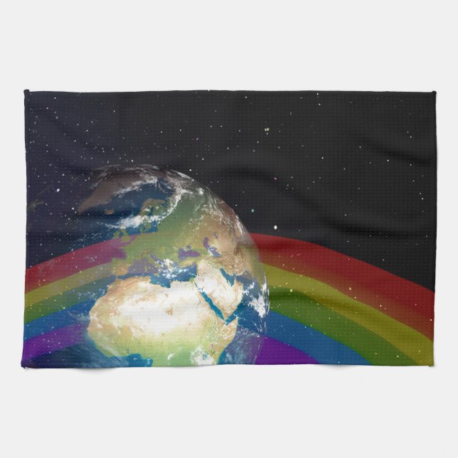 earth day kitchen towel (Horizontal)
