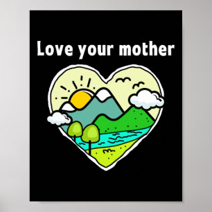Earth Day Men Women Kids Planet Earth Anniversary Poster