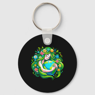 Earth Day Mother Nature Earth Day Save Our Planet Keychain