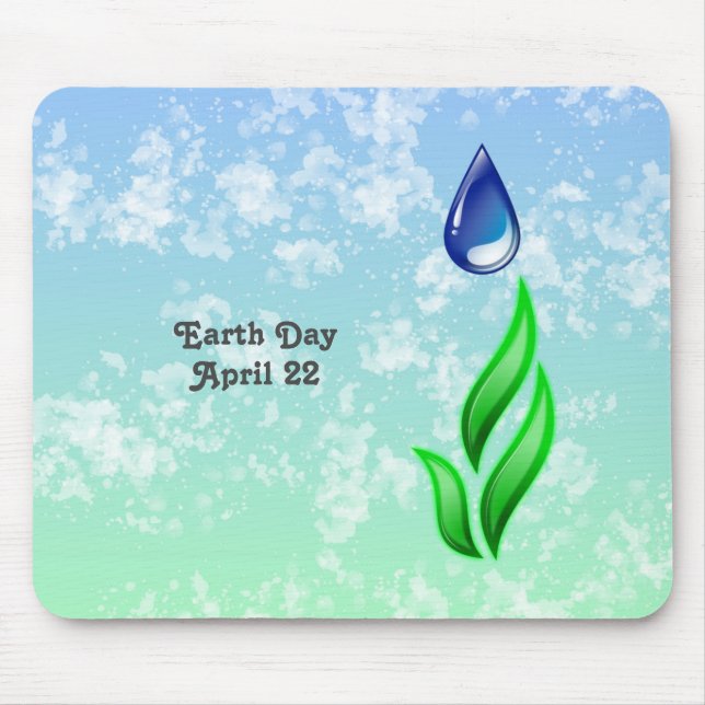 Earth Day Mouse Pad (Front)