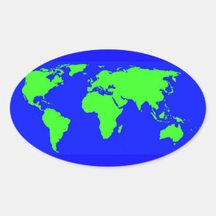 Earth Day Oval Sticker