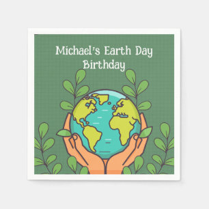 Earth Day Party  Napkin