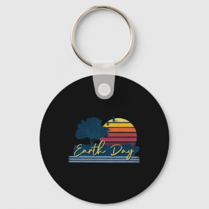 Earth Day Planet Anniversary Earth Day Everyday Wo Keychain
