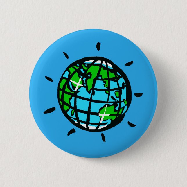 EARTH Day-Planet EARTH - Conservation. - Ecology 2 Inch Round Button (Front)