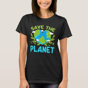 Earth Day Planet Vegan Animals Environment Generic T-Shirt